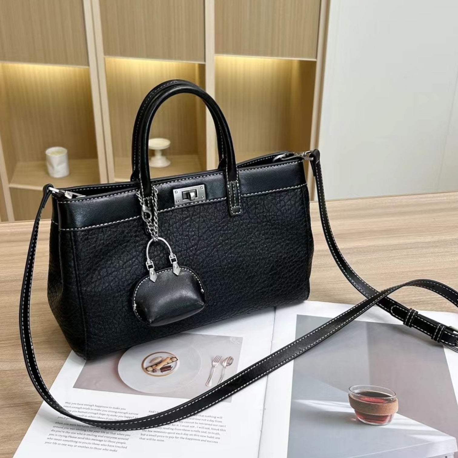 SumiFei Noir Handbag